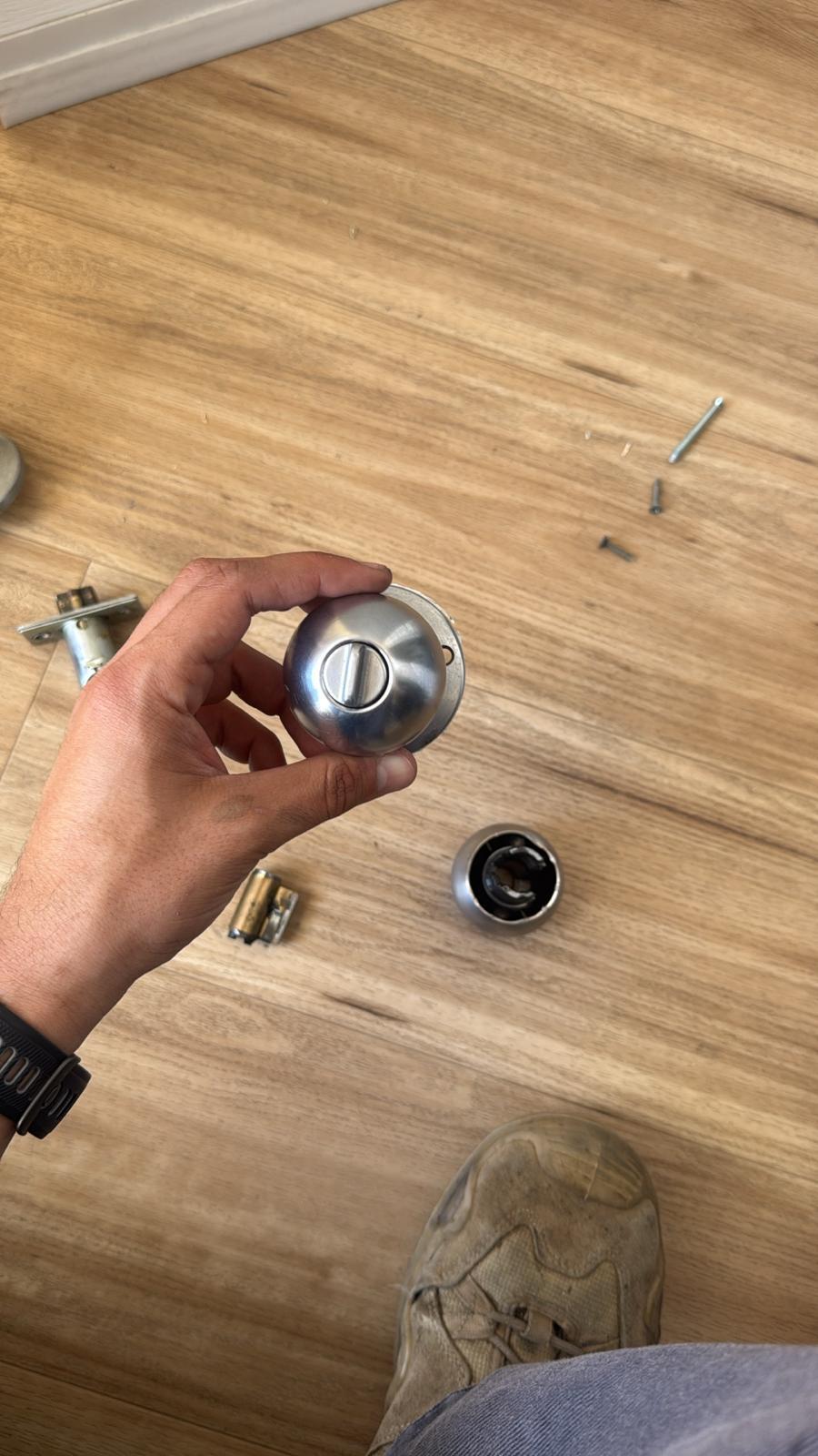 Deadbolt replacement for a Mission Bay home