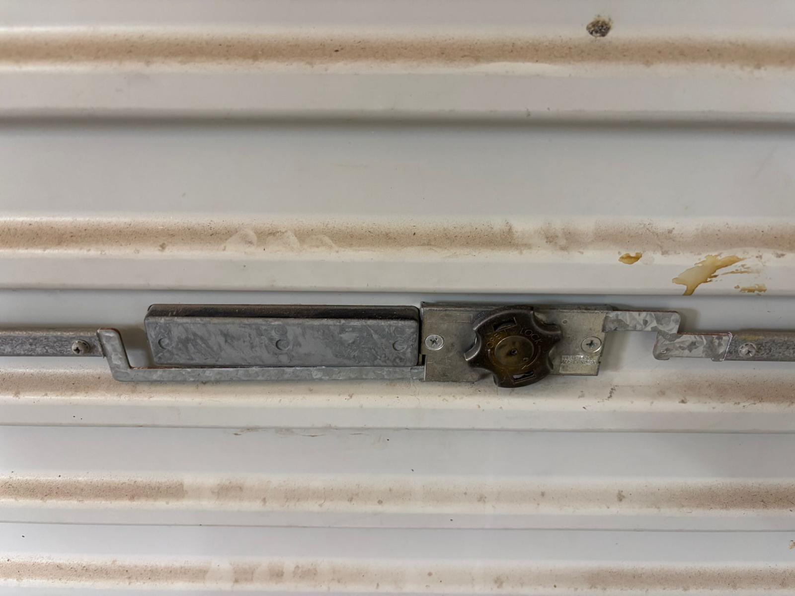 Roller shutter lock repaired at a Wiri workshop