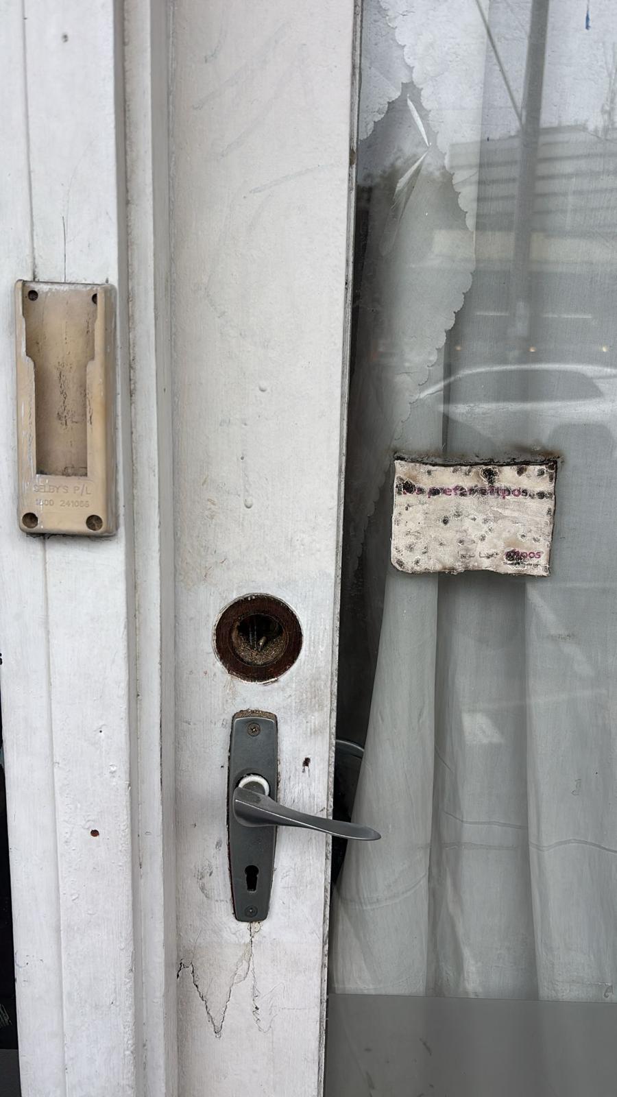 Old timber door lock repaired in Panmure