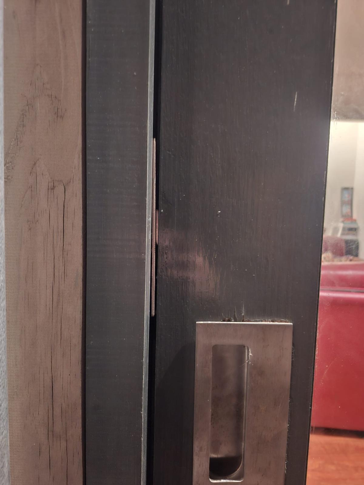 Recessed sliding door lock repaired in Orakei