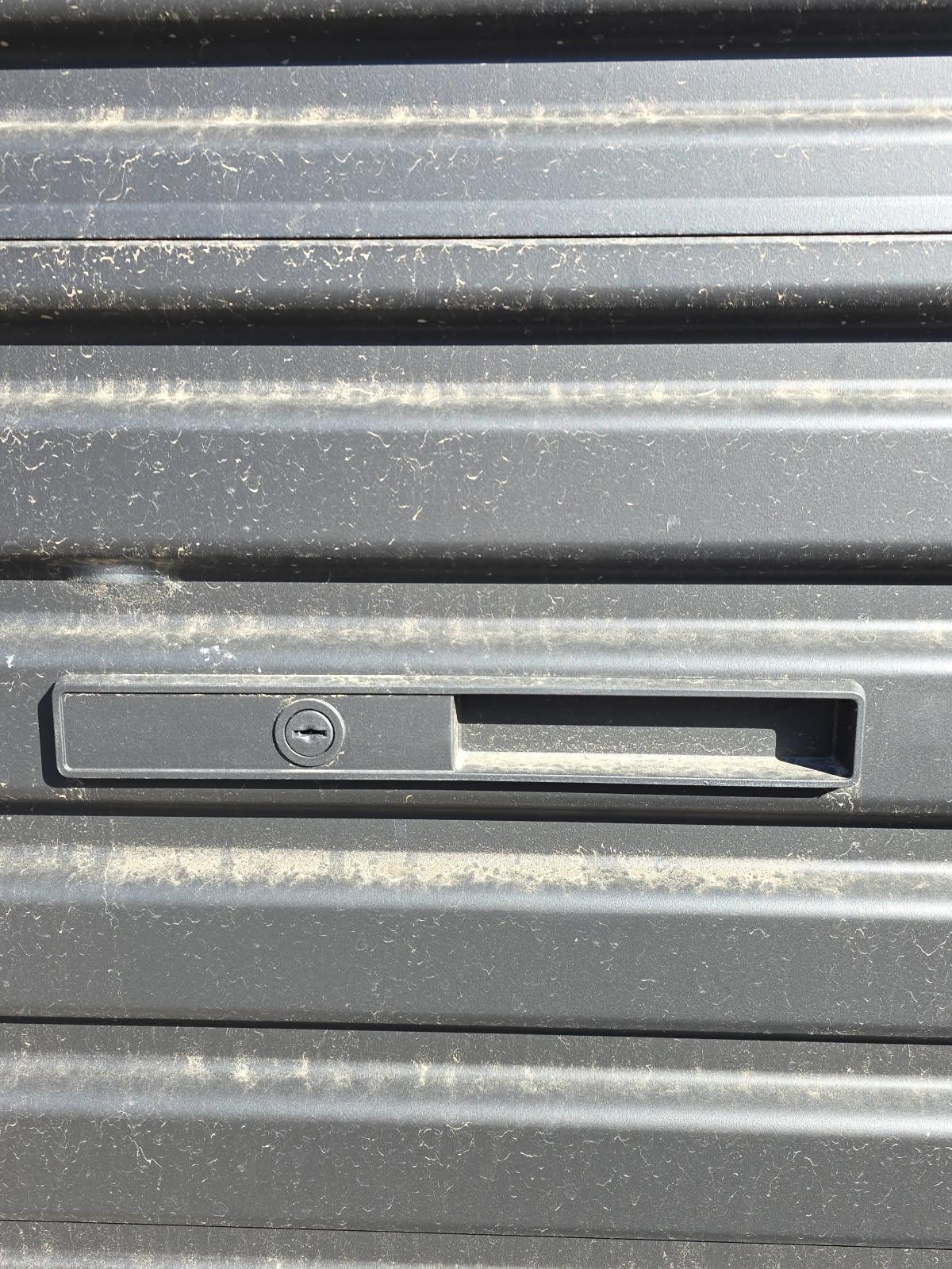 Roller door lock repaired at an Otahuhu property