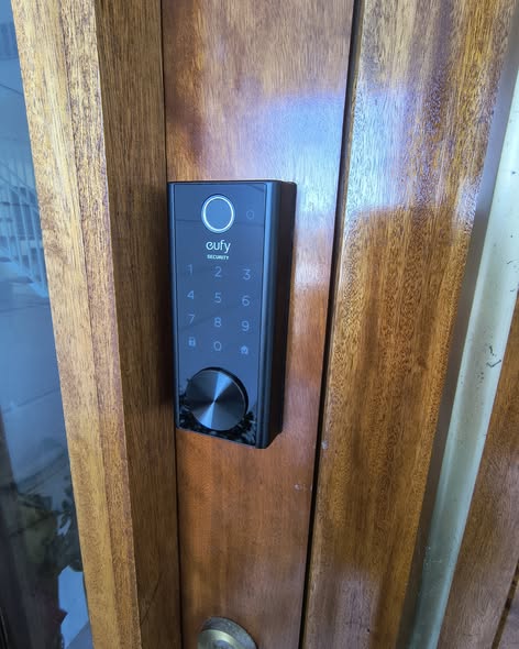 Smart lock installation on a Hobsonville Point townhouse