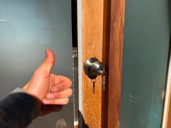 Tenancy changeover lock work on an Onehunga rental